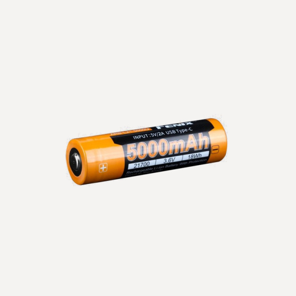 Аккумулятор 21700 Fenix ARB-L21-5000U (Li-Ion 5000 mAh USB-C)